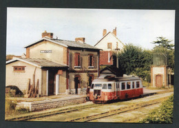 Carte-photo Moderne "Tramway Des Chemins De Fer Départementaux Ligne Montereau - Egreville - Chateau-Landon - Années 50" - Tram