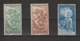 Cameroun 1942 Divers PA 19-20 Et 21, 3 Val ** MNH - Poste Aérienne