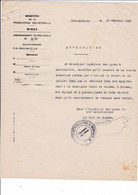 Rare Attestation Epertise Service Des Mines (Montpellier), Véhicule Cie Uvale, Nissan, Hérault, 1947 - Trucks