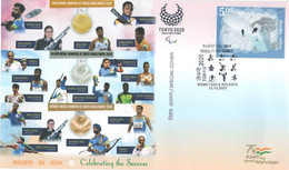India 2021 Celebrating The Success Gold Medal Winners At Tokyo Paralympic Olympics 2020 (Limited) (**) Inde Indien - Storia Postale