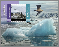 GUINEA BISSAU 2021 MNH Antarctica Animals Tiere Der Antarktis S/S I - IMPERFORATED - DHQ2201 - Antarktischen Tierwelt