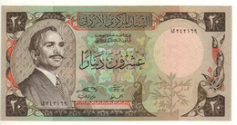 JORDAN 20 Dinars  P21c   Dated  1988  ( King Hussein II + Hussein Thermal Power Station,   At Back ) - Giordania