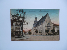 ASCHERSLEBEN  -  Rathaus Und Brunnen  -  ALLEMAGNE - Aschersleben