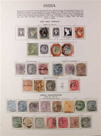 BRITISH COMMONWEALTH - CENTRAL ASIA 1850's - 1980's. An Attractive Mint & Used Collection Presented In A Large "Minkus"  - Unclassified