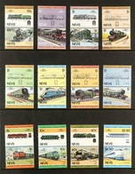 BRITISH COMMONWEALTH 1980's. ALL DIFFERENT - NHM "LOCOMOTIVES" Collection Presented On Protective Pages In A Four Ring B - Autres & Non Classés