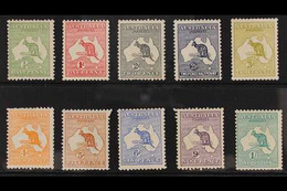 1913 Kangaroo Set To 1s, Wmk Wide Crown, SG 1/11, Fine To Very Fine Mint. (10 Stamps) For More Images, Please Visit Http - Autres & Non Classés