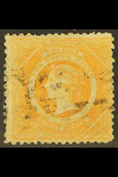 NEW SOUTH WALES 1860-72 8d Orange Perf 12, SG 150, Used With Some Minor Perf Faults. A Rare Stamp, Cat £1200. For More I - Autres & Non Classés