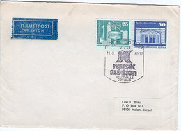 50601 - DDR - 1980 - 50Pfg. Gr.Bauten MiF A. LpBf. COTTBUS - MUSIKAUKTION ... -> Israel - Music