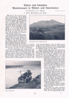 A102 579-2 Steinitzer Wanderungen Italien Rom Ischia Artikel Mit 17 Bildern 1907 !! - Sonstige & Ohne Zuordnung