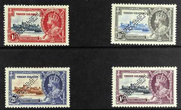 1935 SPECIMENS KGV Silver Jubilee Complete Set Punctured "SPECIMEN", SG 103s/106s, Very Fine Mint (4 Stamps) For More Im - British Virgin Islands