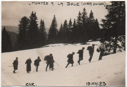 Montée à La Dôle (Jura). Suisse. 20 Mai 1923. - Lieux