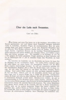 A102 661 Cenci Von Ficker Swanetien Kaukasus Georgien Artikel Von 1904 !! - Sonstige & Ohne Zuordnung