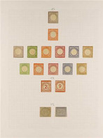 1872-1889 MINT COLLECTION On Pages, Includes 1872 Small Shield ¼g (unused) & 2k Orange, 1872 Large Shield Set To 2g, Plu - Autres & Non Classés