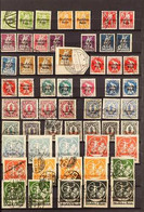 1919-1941 FINE USED COLLECTION With Light Duplication On Stock Pages, Includes 1920 Opts Set, 1921 (May-Dec) Set, 1922 A - Autres & Non Classés