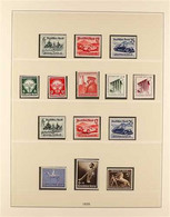 1939-1945 COMPLETE NEVER HINGED MINT COLLECTION In A Hingeless Lindner Album, All Different, Includes 1939 Motor Show, A - Autres & Non Classés