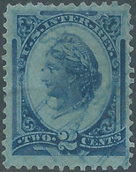 United States,U.S.A,1878 Internal Revenues Liberty, 2C Blue,Used - Revenues