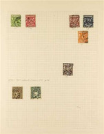 1890-1954 USED COLLECTION On Leaves And Including 1900 East Africa Company ½a & 1a, 1896-1901 Values To 4½a And 5r, 1907 - Vide