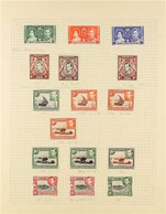 1937-1954 COMPREHENSIVE FINE MINT COLLECTION On Leaves, With The Centrepiece Of The Collection Being The 1938-54 Set Com - Vide