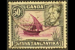 1938 50c Purple And Black, Rope Not Joined To Sail, SG 144a, Fine Cds Used.  For More Images, Please Visit Http://www.sa - Vide