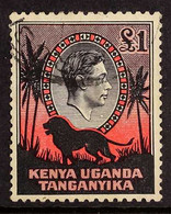 1938-54 KGVI £1 Black And Red "Lion", Perf 11¾ X 13, SG 150, Very Fine Used. For More Images, Please Visit Http://www.sa - Vide