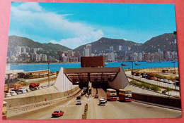 CP, Asie,  HONG KONG Harbour Tunnel Hong Kong To Kowloon - Chine (Hong Kong)