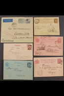 NETHERLAND INDIES 1888-1932 Cover & Cards Group, Includes Various 1888-1899 Ps Cards, 1899 Picture Postcard Of Natives W - Other & Unclassified