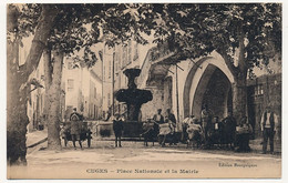 CPA - CUGES (B Du R) - Place Nationale Et La Mairie - Autres & Non Classés