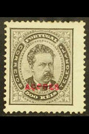 AZORES 1882-87 500r Black Perf 12½, SG 128, Afinsa 56, Fine Mint For More Images, Please Visit Http://www.sandafayre.com - Other & Unclassified