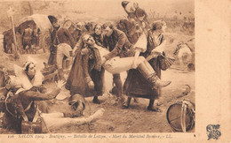 11642 " SALON 1904-BOUTIGNY-BATAILLE DE LUTZEN-MORT DU MARÉCHAL BESSIERE " -CART. NON SPED. - Malerei & Gemälde