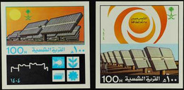 1984 Al-Eyenah Solar Village - IMPERF Miniature Sheet Set, SG MS1388, Never Hinged Mint (2 Sheets) For More Images, Plea - Arabie Saoudite