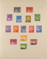 1937-52 KGVI COMPLETE USED COLLECTION Neatly Presented On Inter-leaved Album Pages, A Complete Run From Coronation To 19 - Seychelles (...-1976)