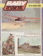 Catalogue BABY TRAINS 1970 Maquettes De Trains, Avions, Navires - French