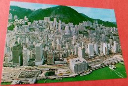 CP, Asie, HONG KONG Bird's Eye View Of Whole Of Hong Kong's Central District - Chine (Hong Kong)