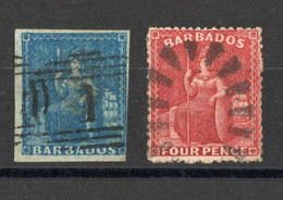 BARBADE: SERIE DE 2 TIMBRES OBLIT N°2/10 - Barbades (1966-...)
