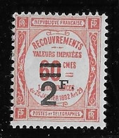 France Taxe N°54 - Neuf * Avec Charnière - TB - 1859-1959.. Ungebraucht