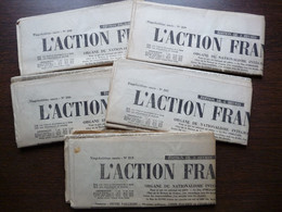JOURNAUX – L’ACTION FRANCAISE – Lot De 5 Journaux Originaux (état Pratiquement Neuf)  1935 - Non Classificati