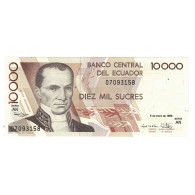 Billet, Équateur, 10,000 Sucres, 1996, 1996-01-04, KM:127a, NEUF - Ecuador