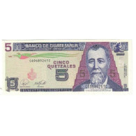 Billet, Guatemala, 5 Quetzales, 2007, 2007-1-17, KM:106c, NEUF - Guatemala