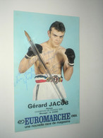 Autographe De  GERARD JACOB (creil)  (boxe Boxing) Sur Photo - Sport