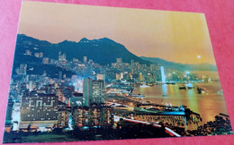 CP, Asie, HONG KONG Beautiful Dusk Scene Of Victoria - Chine (Hong Kong)