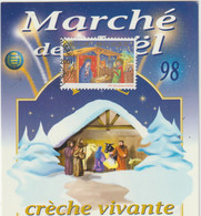 Carte-Maximum BELGIQUE N° Yvert 3039 (NATIVITE) Obl Sp Ill 1er Jour - 2001-2010