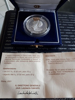 Italie Médaille Argent Congrès National Association Des Combattants 2001 - Italy