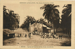 PC NIGERIA, BÉNIN, EGLIUSE DE TOPO, Vintage Postcard (b33339) - Nigeria