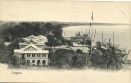 PC NIGERIA,LAGOS, PORT VIEW, Vintage Postcard (b33364) - Nigeria