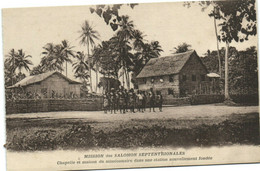 PC UK, SALOMON ISLANDS, CHAPELLE ET MAISON, Vintage Postcard (b33517) - Isole Salomon