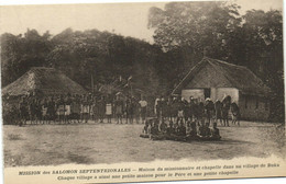 PC UK, SALOMON ISLANDS, MAISON DU MISSIONNAIRE, Vintage Postcard (b33546) - Solomon Islands