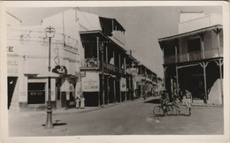 PC EGYPT, MAIN STREET ISMAILIA, Vintage REAL PHOTO Postcard (b34623) - Ismaïlia