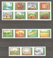 2021 Turkmenistan. Fauna. Horses. Standart Issue. Set  (*) - Turkménistan