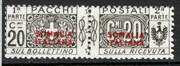 Somalia 1926 Pacchi Postali Sass.PP32 */MH VF/F - Somalia