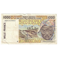 Billet, West African States, 1000 Francs, 1994, KM:111Ad, TTB - West African States